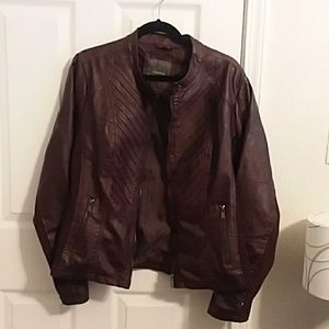 Maurice's 2x faux leather jacket